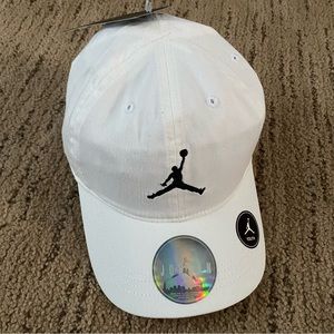 Nike Air Jordan Youth Kids Jumpman Snapback Strapback Adjustable Cap Hat White